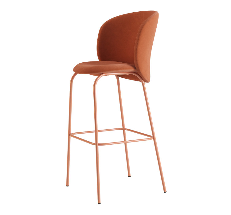 Стул барный Lilo Exclusive Terracotta Velvet3